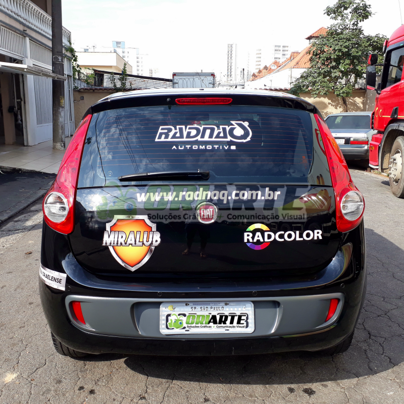 Adesivo Personalizado Portas Carro Empresa P/2 Portas