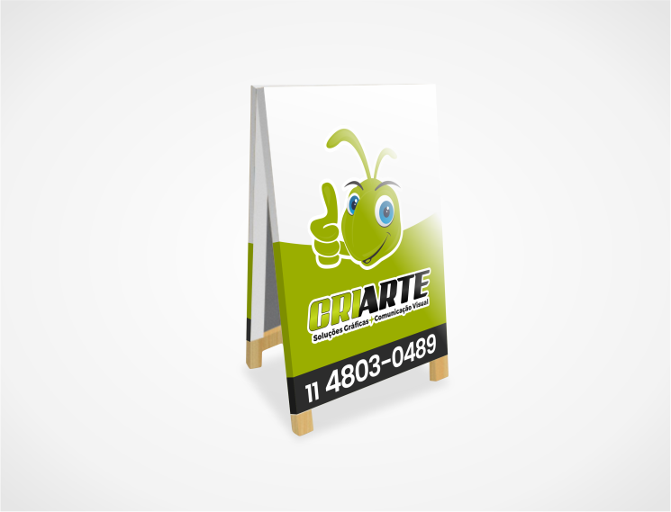 Cavalete Personalizado | Gráfica Criarte Cavalete Personalizado | Gráfica Criarte