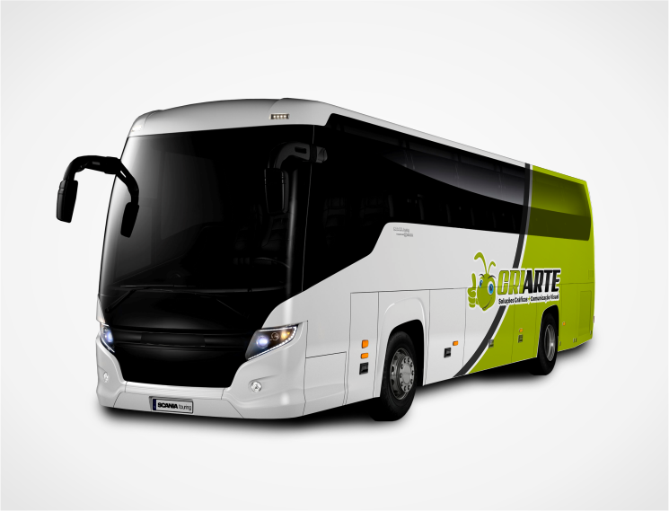 Envelopamento de Ônibus | Gráfica Criarte Envelopamento de Ônibus | Gráfica Criarte