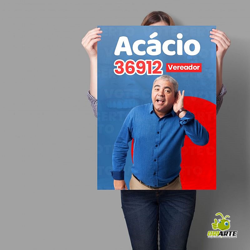 Cartazes de Eleição para Políticos Exemplo 1 | Gráfica Criarte Cartazes de Eleição para Políticos Exemplo 1 | Gráfica Criarte