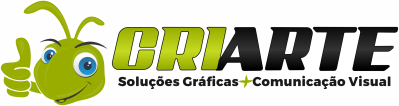Logotipo Gráfica Criarte Comunicação Visual em Guarulhos