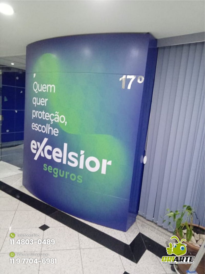 Adesivação de Painel de Ambientação | Gráfica Criarte Adesivação de Painel de Ambientação | Gráfica Criarte