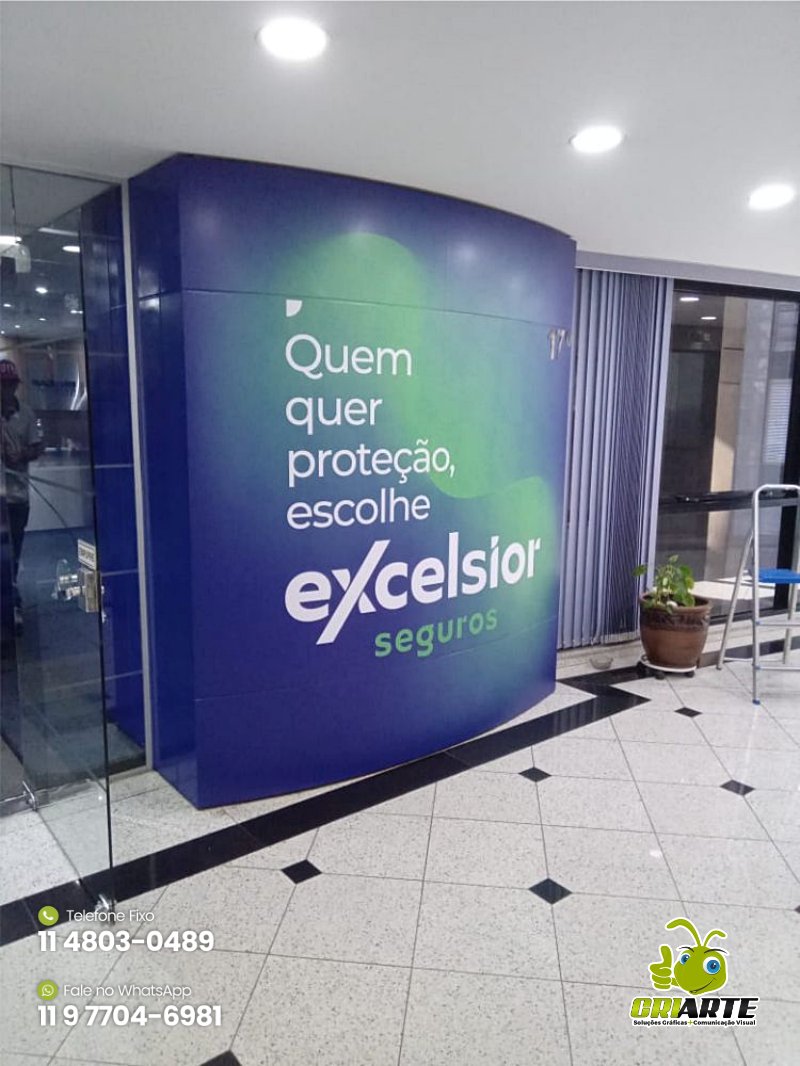Adesivação de Painel de Ambientação Exemplo 3 | Gráfica Criarte Adesivação de Painel de Ambientação Exemplo 3 | Gráfica Criarte