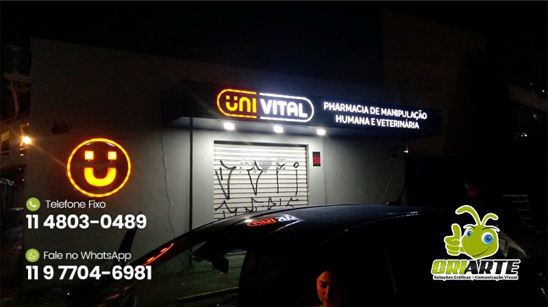 Corte Laser de Acrílico Iluminado em LED | Gráfica Criarte