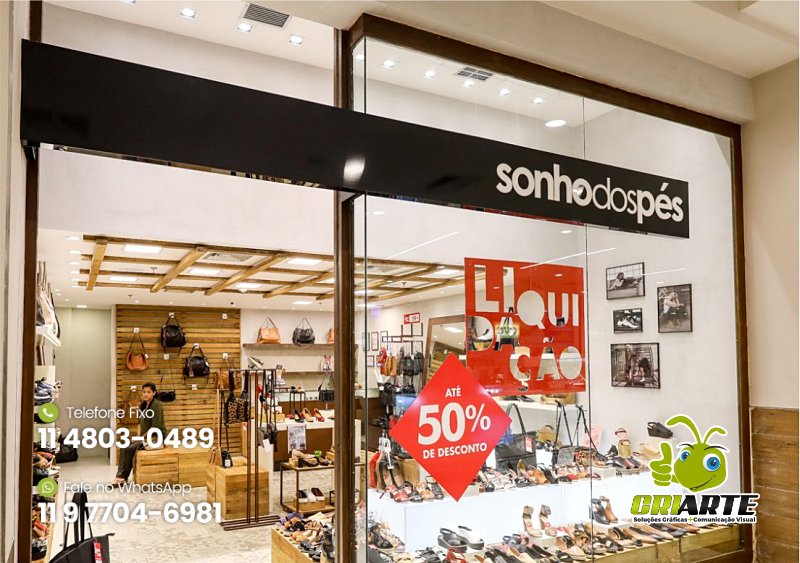 Corte Laser de Letras e Logotipo para Shopping | Gráfica Criarte