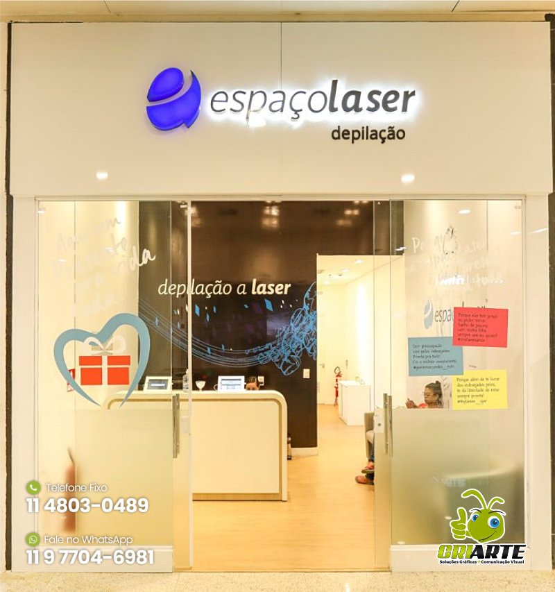Corte Laser de Letras para Loja de Shopping | Gráfica Criarte Corte Laser de Letras para Loja de Shopping | Gráfica Criarte