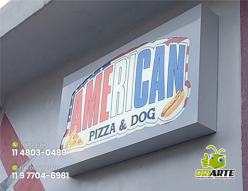 Corte Laser de Placa para Pizzaria Exemplo 2 | Gráfica Criarte