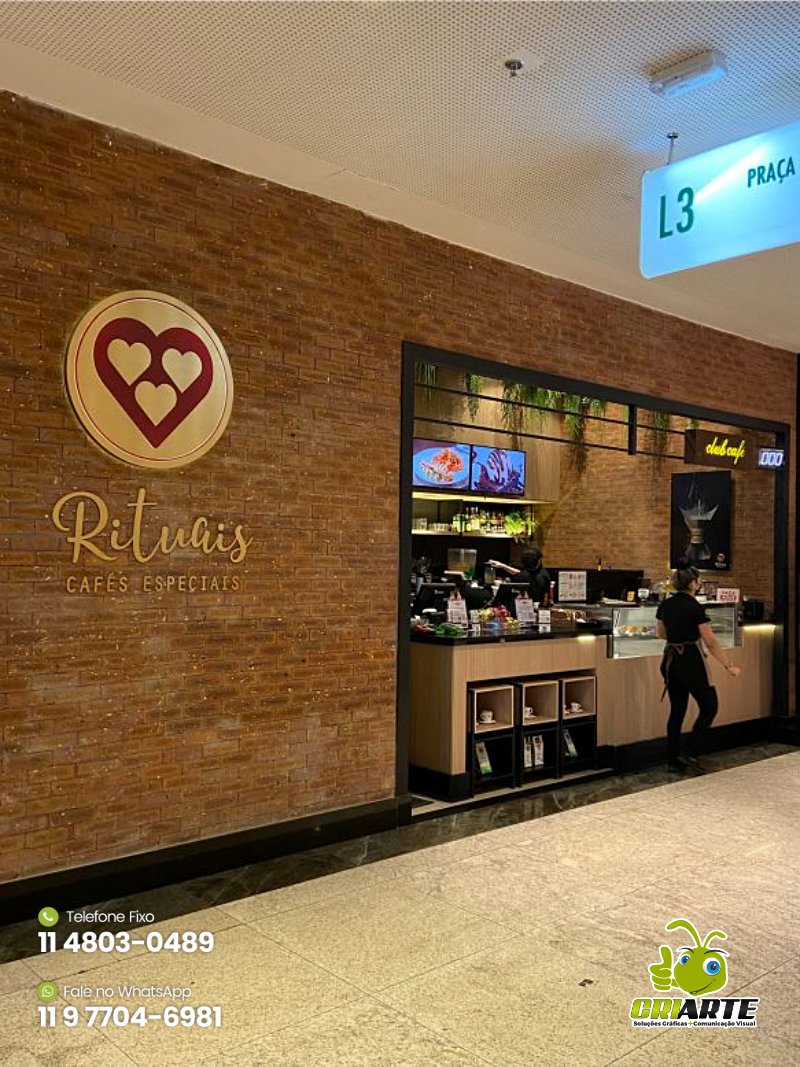 Fabricação de Fachadas de ACM para Loja de Shopping Exemplo 3 | Gráfica Criarte Fabricação de Fachadas de ACM para Loja de Shopping Exemplo 3 | Gráfica Criarte