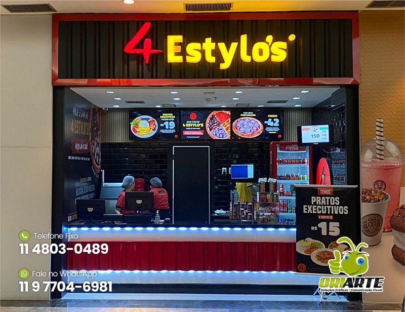 Fabricação e Instalação de Letra Caixa para Loja de Shopping | Gráfica Criarte Fabricação e Instalação de Letra Caixa para Loja de Shopping | Gráfica Criarte