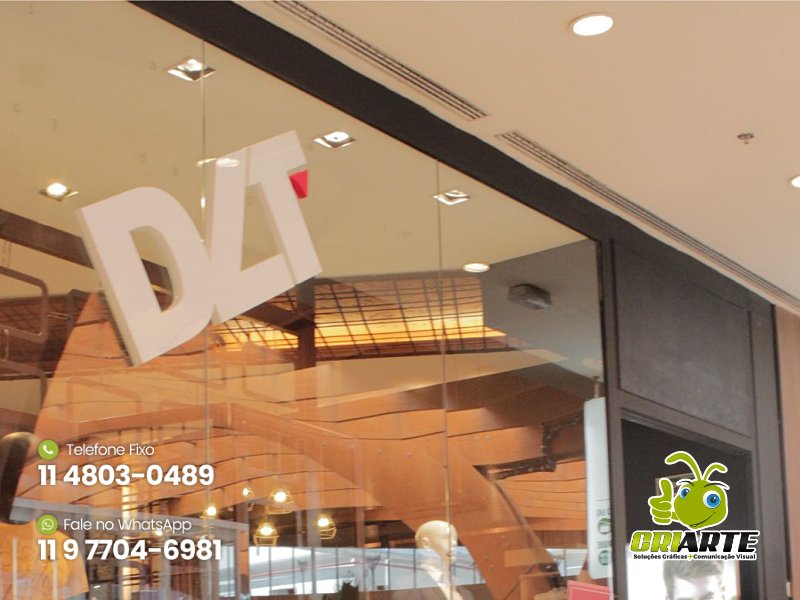 Fabricação e Instalação de Letra Caixa para Loja de Shopping Exemplo 1 | Gráfica Criarte Fabricação e Instalação de Letra Caixa para Loja de Shopping Exemplo 1 | Gráfica Criarte