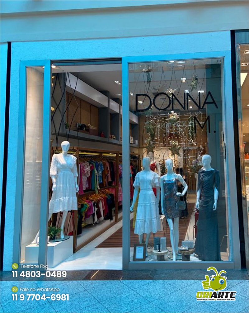 Fabricação e Instalação de Letra Caixa para Loja de Shopping Exemplo 2 | Gráfica Criarte Fabricação e Instalação de Letra Caixa para Loja de Shopping Exemplo 2 | Gráfica Criarte