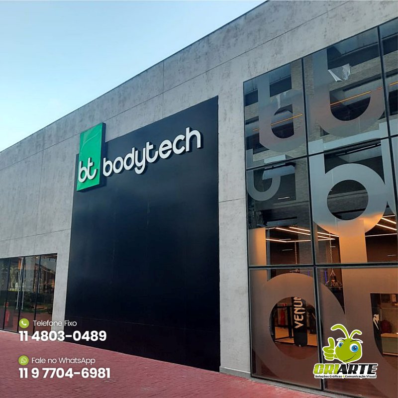 Fachada com Letra em Corte Laser Exemplo 3 | Gráfica Criarte Fachada com Letra em Corte Laser Exemplo 3 | Gráfica Criarte