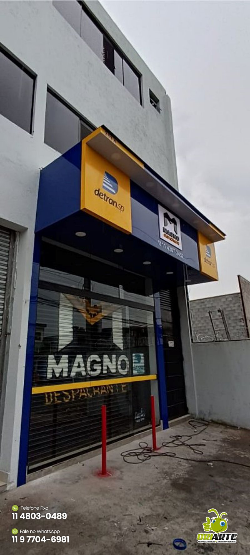 Fachada de ACM para Auto Escola CFC | Gráfica Criarte Fachada de ACM para Auto Escola CFC | Gráfica Criarte