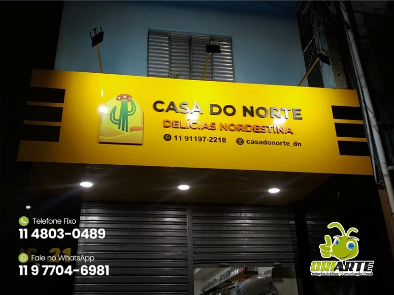 Fachada de ACM para Casa do Norte Exemplo 1 | Gráfica Criarte Fachada de ACM para Casa do Norte Exemplo 1 | Gráfica Criarte