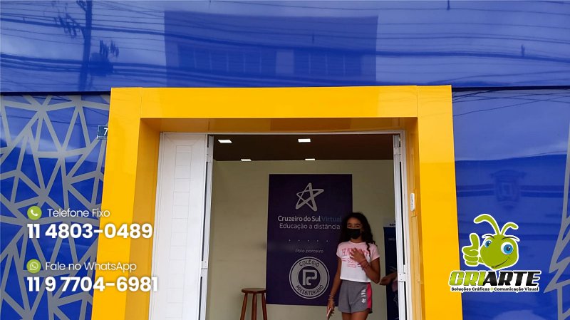 Fachada de ACM para Escola em Guarulhos Exemplo 5 | Gráfica Criarte Fachada de ACM para Escola em Guarulhos Exemplo 5 | Gráfica Criarte