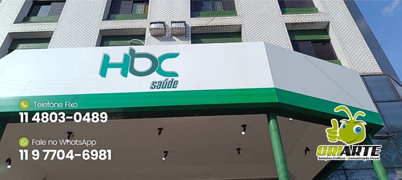 Fachada de ACM para Hospital de Guarulhos Exemplo 3 | Gráfica Criarte