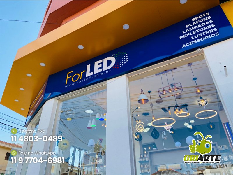 Fachada de ACM para Loja de Iluminação | Gráfica Criarte Fachada de ACM para Loja de Iluminação | Gráfica Criarte