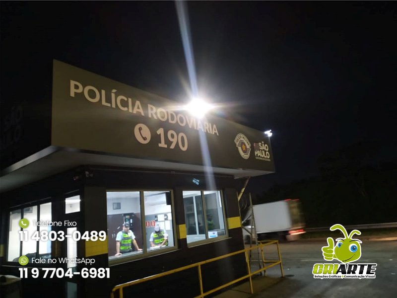 Fachada de ACM para Posto na Estrada Exemplo 1 | Gráfica Criarte Fachada de ACM para Posto na Estrada Exemplo 1 | Gráfica Criarte