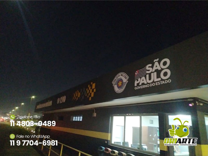 Fachada de ACM para Posto na Estrada Exemplo 3 | Gráfica Criarte Fachada de ACM para Posto na Estrada Exemplo 3 | Gráfica Criarte