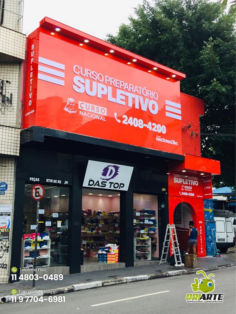 Fachada em ACM para Escola no Centro de Guarulhos Exemplo 1 | Gráfica Criarte Fachada em ACM para Escola no Centro de Guarulhos Exemplo 1 | Gráfica Criarte