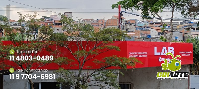 Fachada para Escola de Cursos | Gráfica Criarte Fachada para Escola de Cursos | Gráfica Criarte