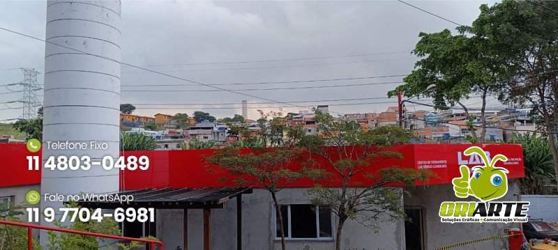 Fachada para Escola de Cursos Exemplo 3 | Gráfica Criarte Fachada para Escola de Cursos Exemplo 3 | Gráfica Criarte