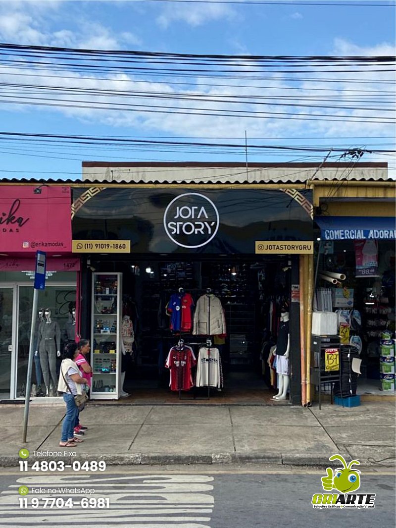 Fachada para Loja de Roupas em ACM | Gráfica Criarte