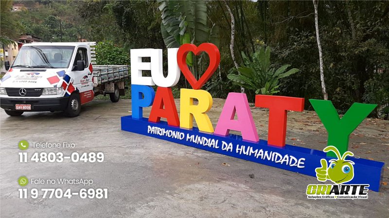 Letras Caixa Gigantes Personalizadas Externa Exemplo 1 | Gráfica Criarte Letras Caixa Gigantes Personalizadas Externa Exemplo 1 | Gráfica Criarte