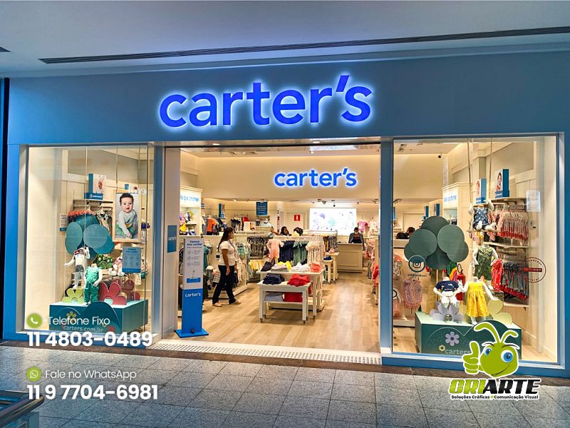 Letras Caixa Iluminada para Loja de Shopping Exemplo 2 | Gráfica Criarte Letras Caixa Iluminada para Loja de Shopping Exemplo 2 | Gráfica Criarte