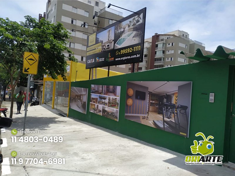 Painel em Lona para Stand de Lançamento de Imóveis | Gráfica Criarte Painel em Lona para Stand de Lançamento de Imóveis | Gráfica Criarte