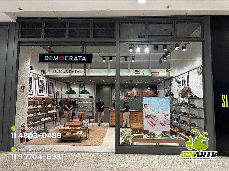 Painel para Lojas de Shopping | Gráfica Criarte Painel para Lojas de Shopping | Gráfica Criarte