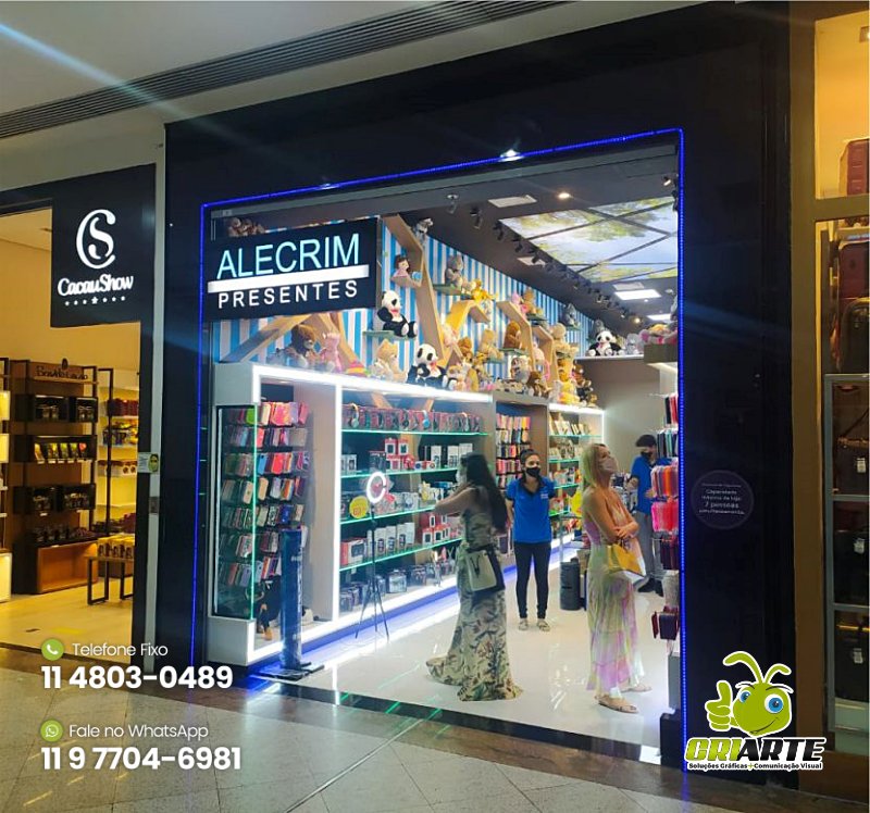 Painel para Lojas de Shopping Exemplo 2 | Gráfica Criarte Painel para Lojas de Shopping Exemplo 2 | Gráfica Criarte