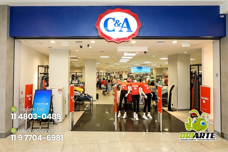 Painel Personalizado para Loja de Shopping Exemplo 2 | Gráfica Criarte Painel Personalizado para Loja de Shopping Exemplo 2 | Gráfica Criarte