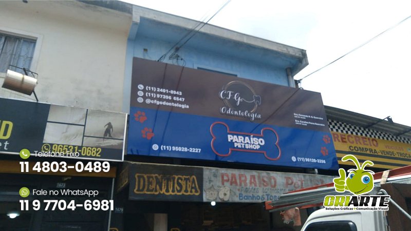 Placa de ACM com Duas Empresas Exemplo 2 | Gráfica Criarte Placa de ACM com Duas Empresas Exemplo 2 | Gráfica Criarte