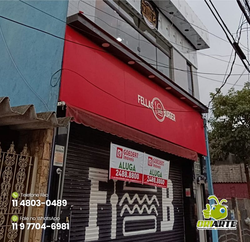 Placa de ACM com Letra Caixa e LED Exemplo 1 | Gráfica Criarte Placa de ACM com Letra Caixa e LED Exemplo 1 | Gráfica Criarte