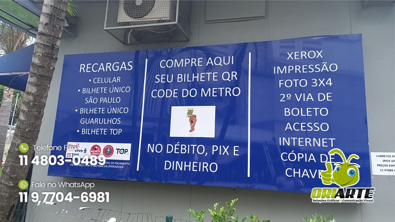 Placa de ACM para Prefeitura | Gráfica Criarte