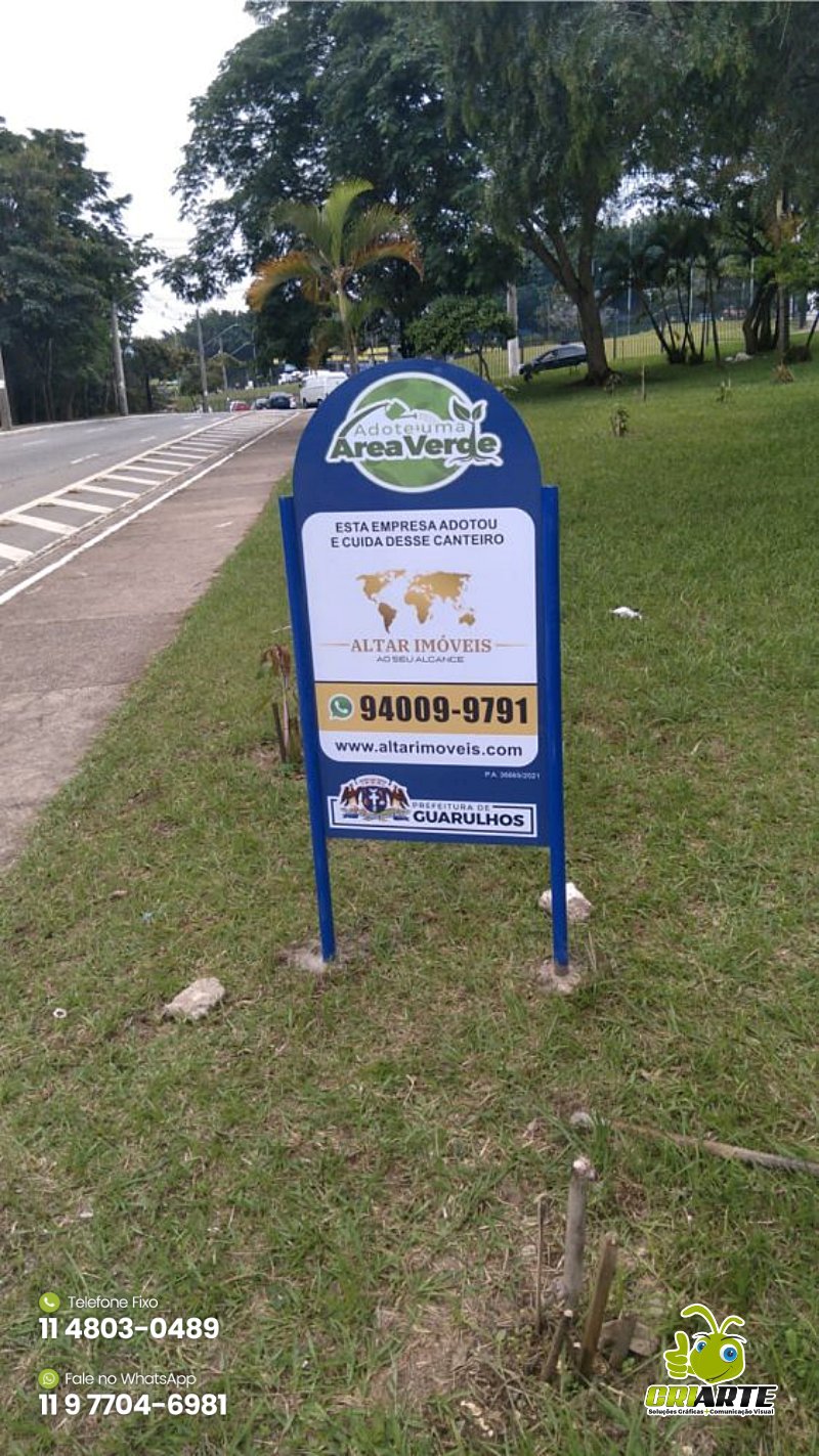 Placa de Cuidado de Jardins em Guarulhos Exemplo 3 | Gráfica Criarte Placa de Cuidado de Jardins em Guarulhos Exemplo 3 | Gráfica Criarte