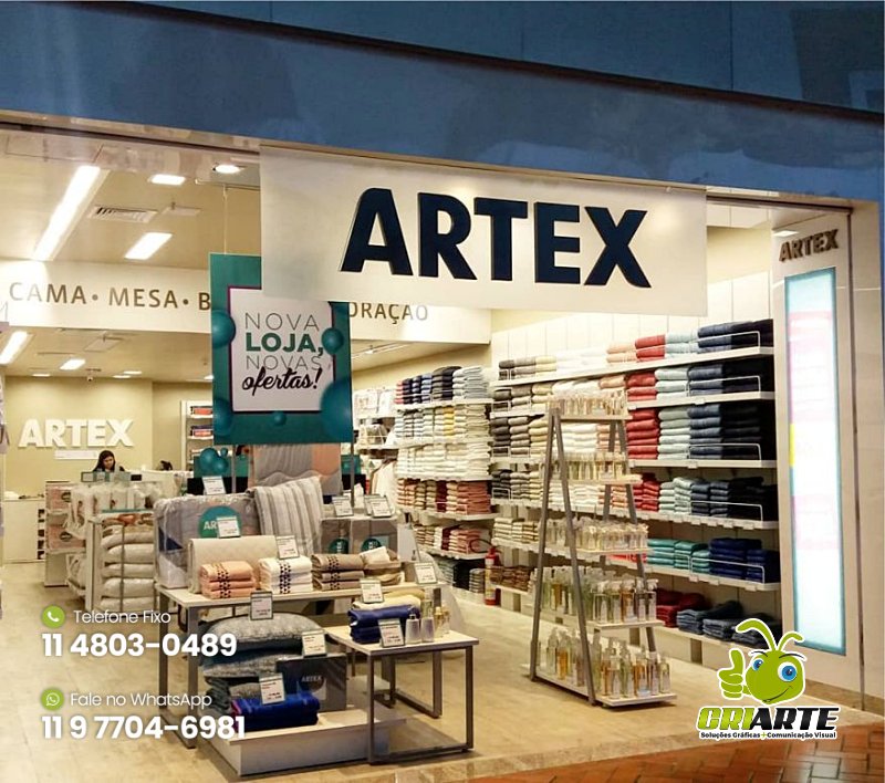 Placa Personalizada para Lojas de Shoppings Exemplo 1 | Gráfica Criarte Placa Personalizada para Lojas de Shoppings Exemplo 1 | Gráfica Criarte