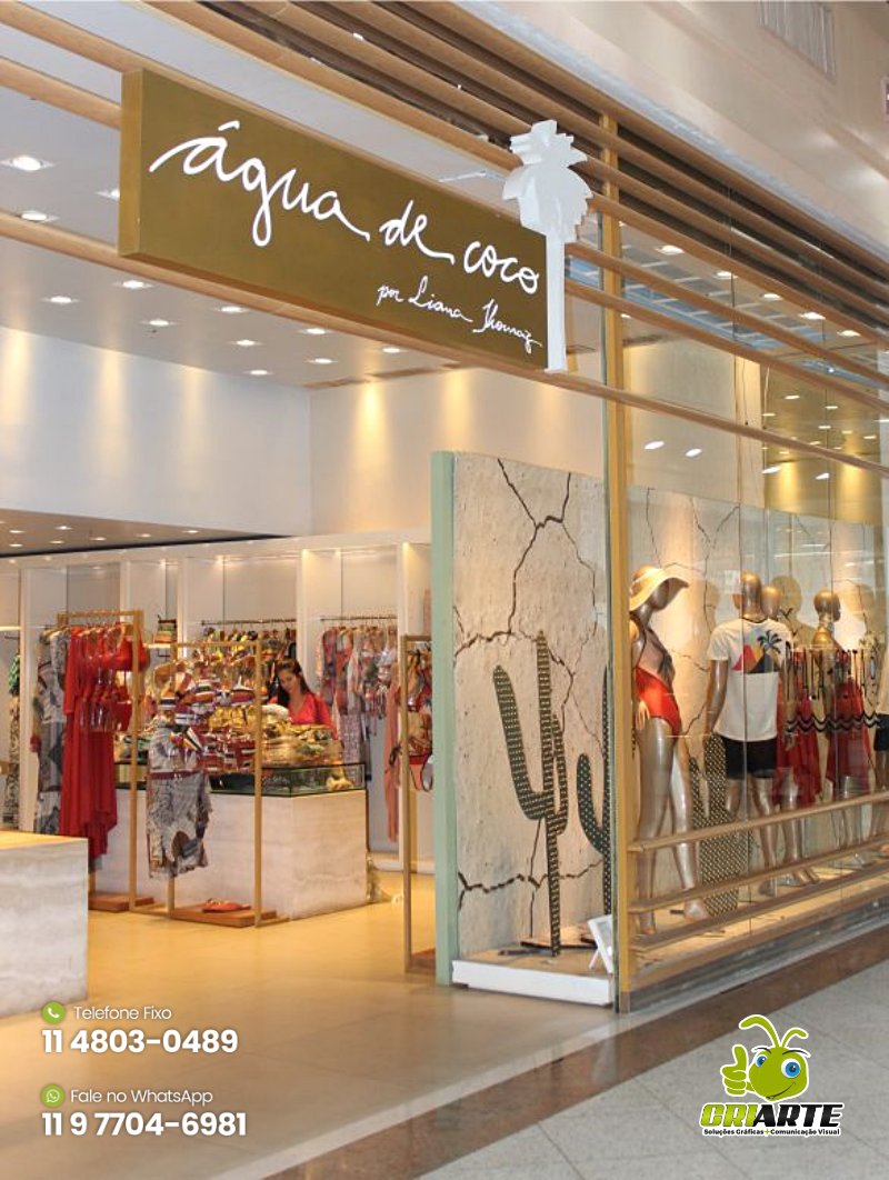 Placa Personalizada para Lojas de Shoppings Exemplo 2 | Gráfica Criarte Placa Personalizada para Lojas de Shoppings Exemplo 2 | Gráfica Criarte