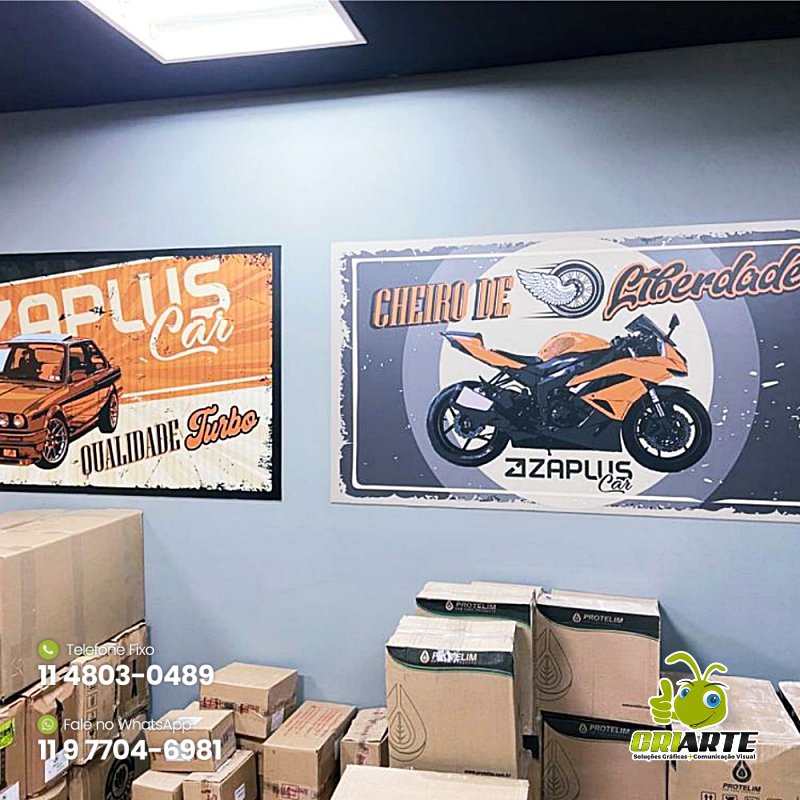 Placas de PS Personalizada para Loja Exemplo 1 | Gráfica Criarte Placas de PS Personalizada para Loja Exemplo 1 | Gráfica Criarte