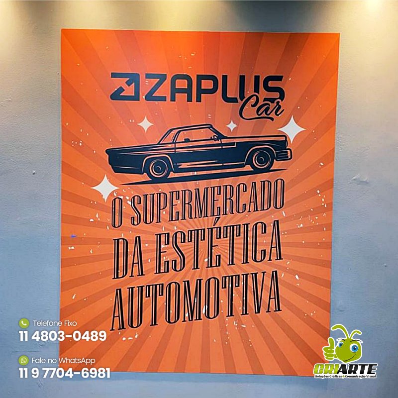 Placas de PS Personalizada para Loja Exemplo 2 | Gráfica Criarte Placas de PS Personalizada para Loja Exemplo 2 | Gráfica Criarte