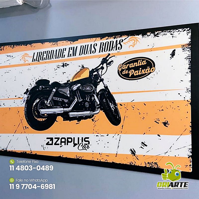 Placas de PS Personalizada para Loja Exemplo 4 | Gráfica Criarte Placas de PS Personalizada para Loja Exemplo 4 | Gráfica Criarte