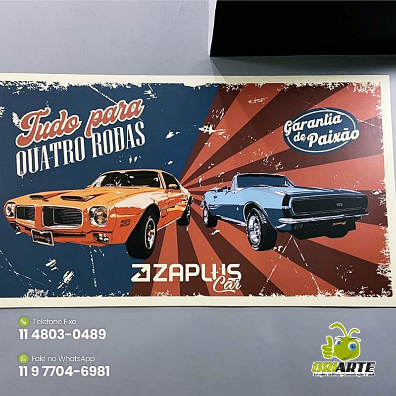 Placas de PS Personalizada para Loja Exemplo 5 | Gráfica Criarte Placas de PS Personalizada para Loja Exemplo 5 | Gráfica Criarte