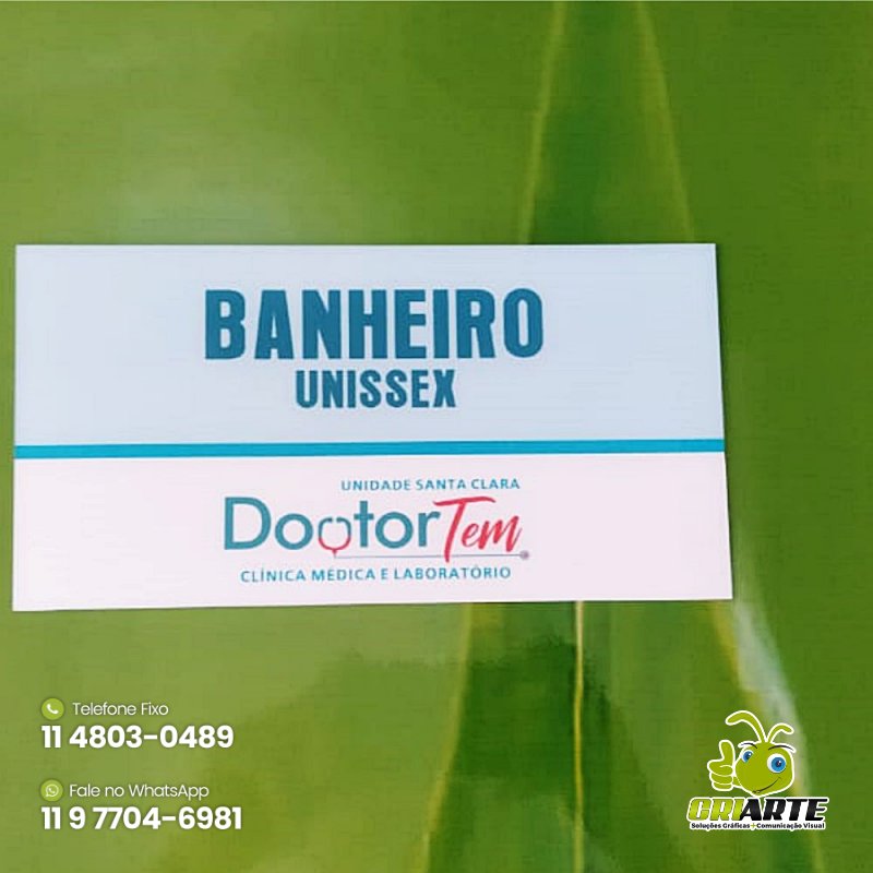 Placas de PVC para Sinalização Exemplo 1 | Gráfica Criarte Placas de PVC para Sinalização Exemplo 1 | Gráfica Criarte