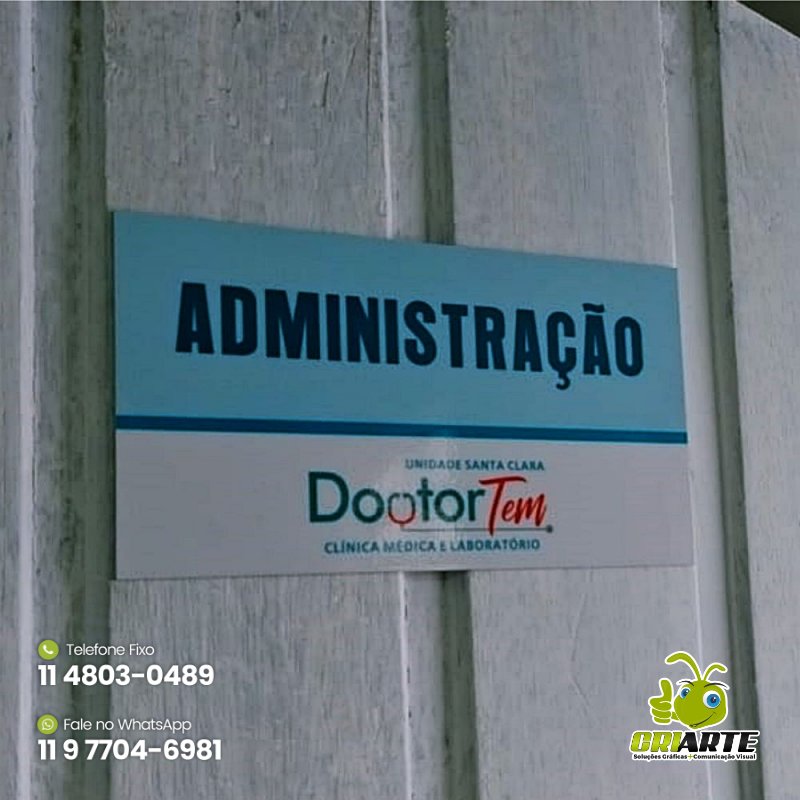 Placas de PVC para Sinalização Exemplo 2 | Gráfica Criarte Placas de PVC para Sinalização Exemplo 2 | Gráfica Criarte