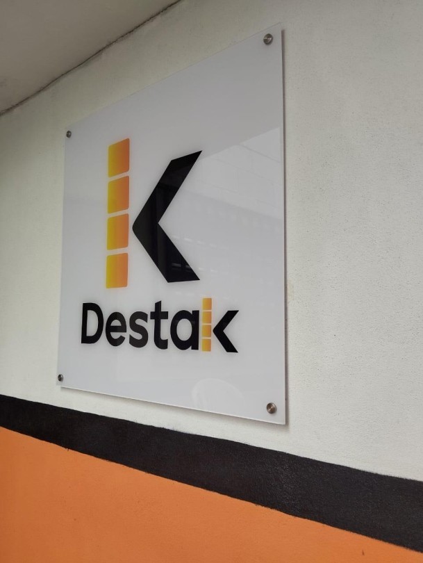 Placas de vidro para escritórios