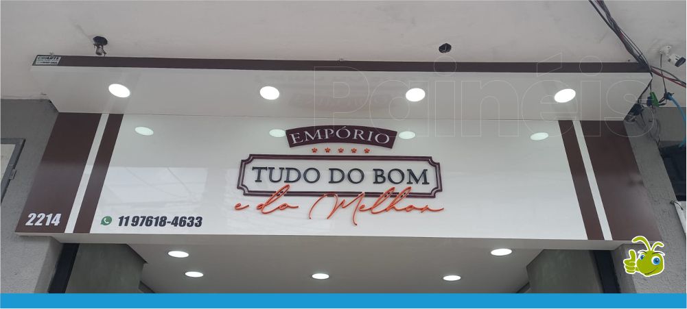 Bar, Escolas, Empresas, Buffets, Lojas, Barbearia, Igrejas, Loja de Roupas | ABC, Zona Norte, Diadema, São Caetano do Sul, Zona Oeste, Santo André | Painéis Exemplo 5