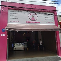 Fachada em ACM Rosa para Confeitaria | Gráfica Criarte